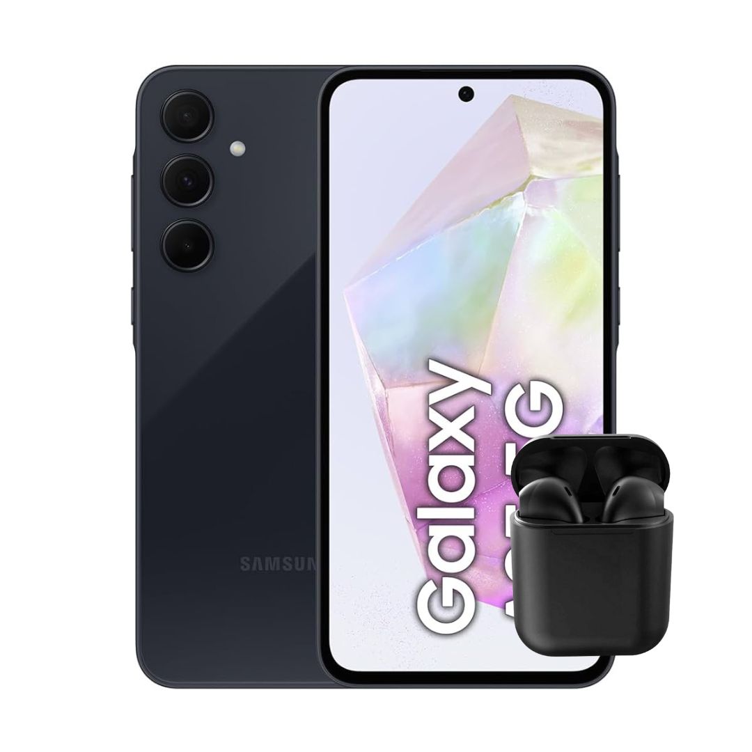 Samsung A35  256GB | 8GB RAM  Negro + Audífonos Bluetooth Inpods