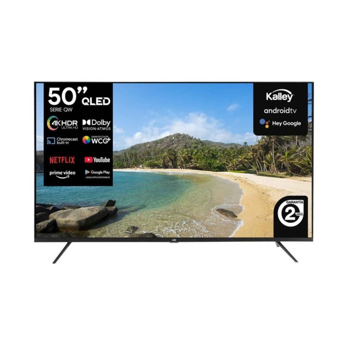 Televisor Kalley 50 pulgadas QLED