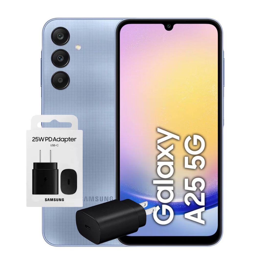 Samsung A25 128GB | 6GB Ram + Adaptador Samsung Azul