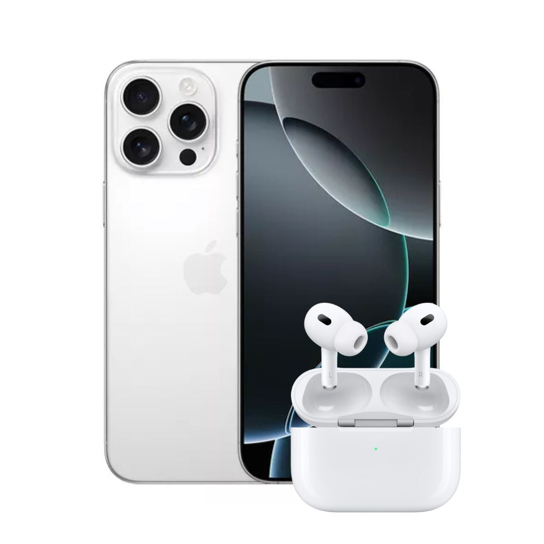 iPhone 16 Pro 128GB | 8GB RAM Blanco + Airpods 2rd Generación 1.1